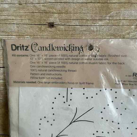 Vintage Oak Leaves and Acorns Candlewicking Kit by Dritz - NWT Fall Craft Kit - Picture 6 of 8